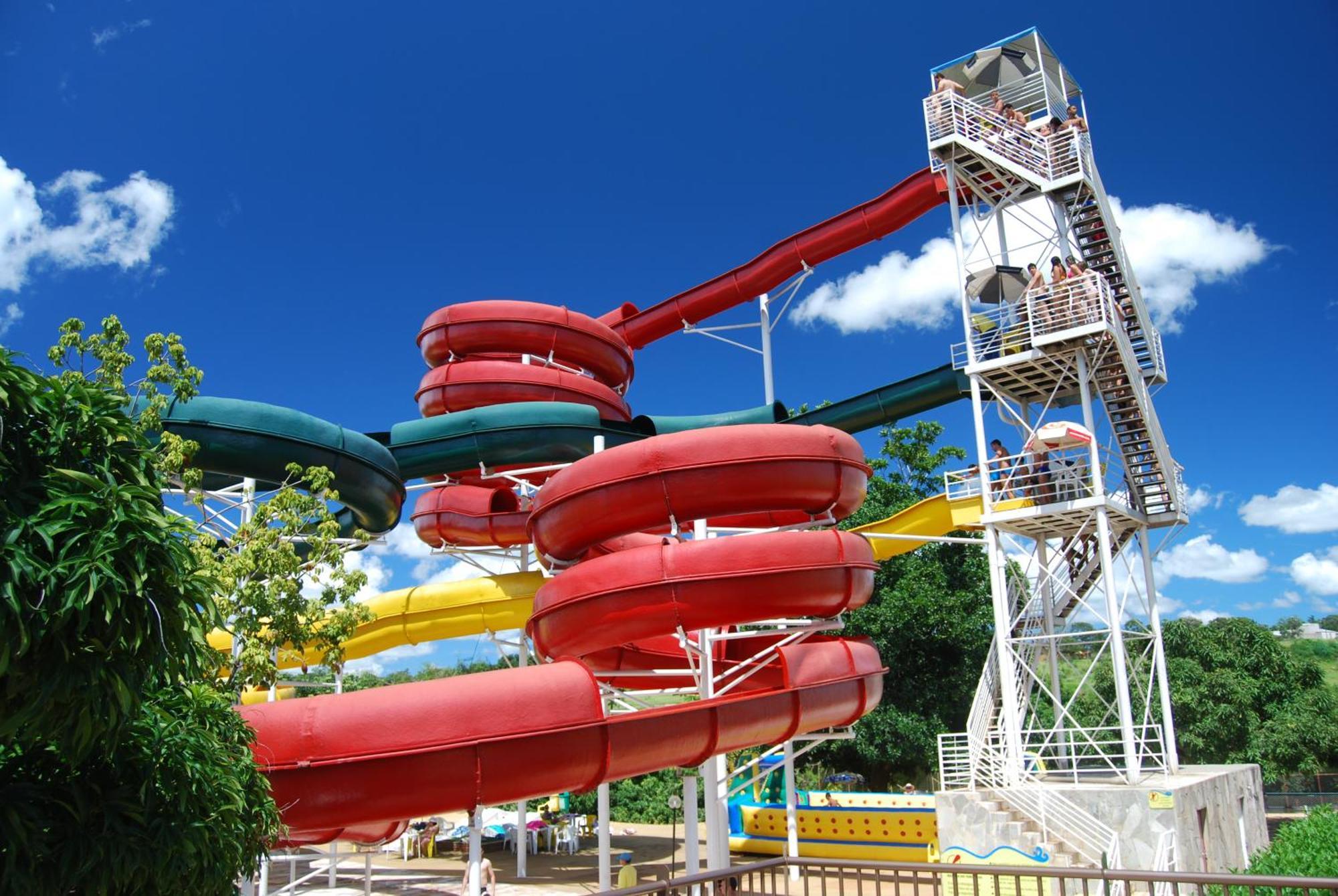 Spazzio Diroma Com Acesso Ao Acqua Park, Splash E Slide Caldas Novas Buitenkant foto