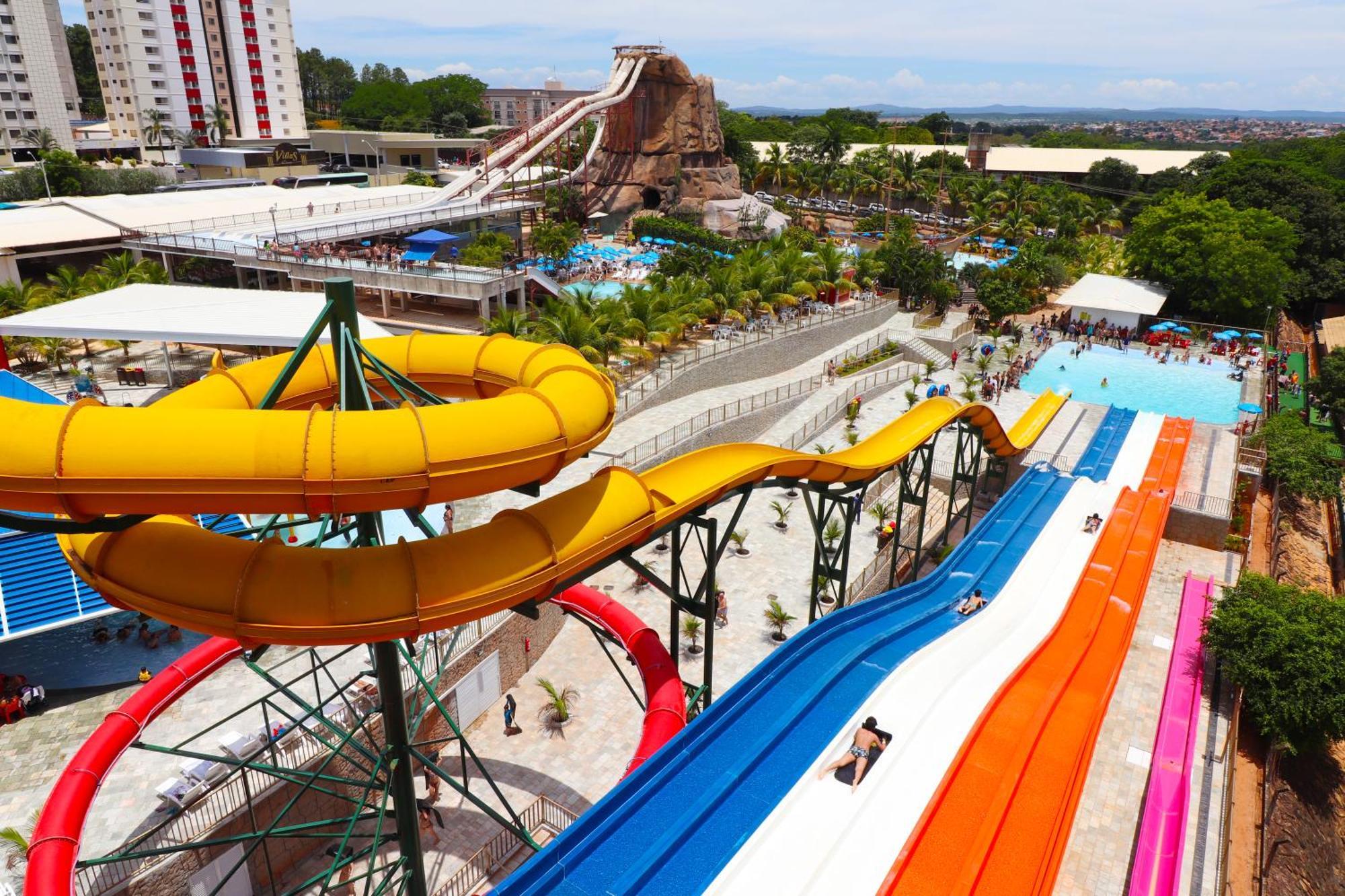 Spazzio Diroma Com Acesso Ao Acqua Park, Splash E Slide Caldas Novas Buitenkant foto